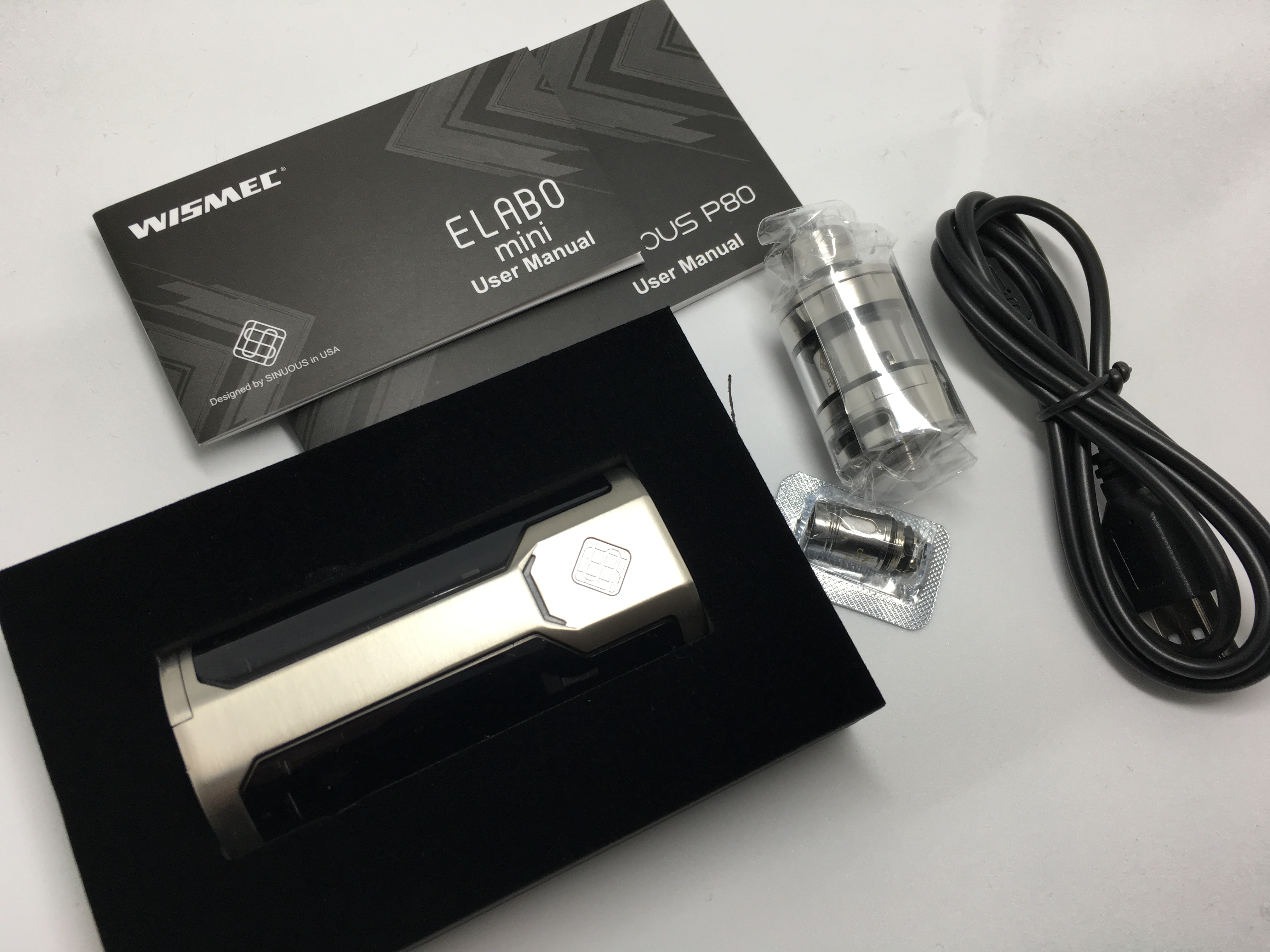VAPEスターターキットレビュー】Sinuous(シヌアス) P80 スターター 